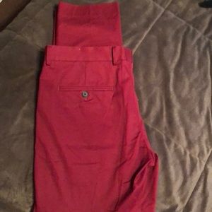 Express skinny dress pants maroon 31/32